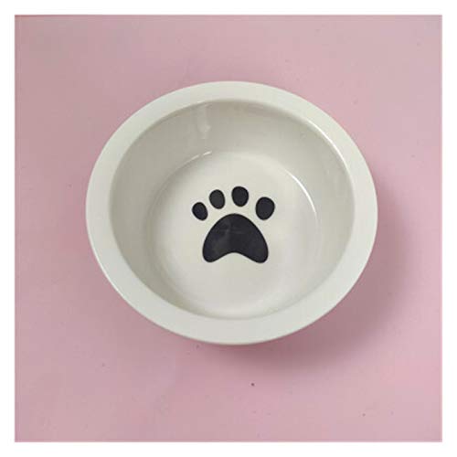 Katzennapf Keramik Schöne Bowl for Katzen-Hundeschutz Keramik Halswirbel Haustier-Welpen-Kätzchen-Teller Schüsseln Essen Trinken Wasser Feeder (Color : 004, Size : Diameter 12cm) von ADJAN