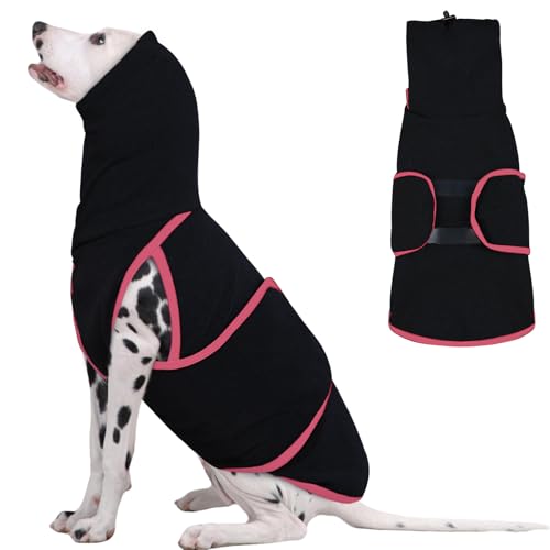 Hunde-Angstjacke, beruhigendes Hemd, Angstlinderung, beruhigende Weste mit Ohrenschützern, Lärmschutz, Winter-Hundemantel, Thundershirt für Hunde, leicht, dehnbar, Rollkragen-T-Shirts Hunde-Angstjacke, beruhigendes Hemd, Angstlinderung, beruhigende Weste mit Ohrenschützern, Lärmschutz, Winter-Hundemantel, Thundershirt für Hunde, leicht, dehnbar, Rollkragen-T-Shirts von ADNIKIA