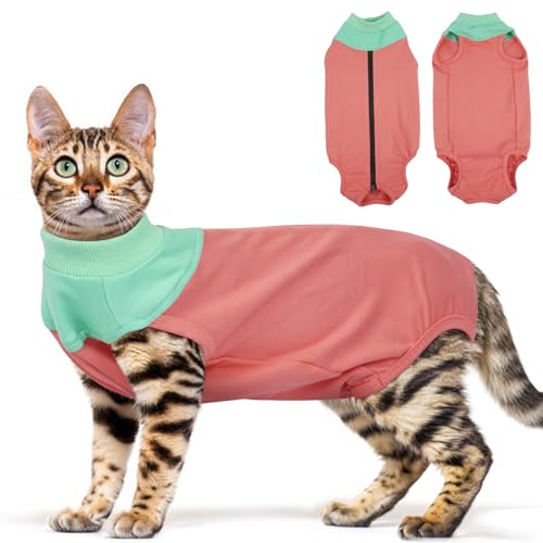 Katzen-Genesungsanzug, atmungsaktiver Katzen-Operations-Genesungsanzug, weiblich, Alternative für Katzen, Anti-Leck-Katzen-Einteiler, Kätzchen, chirurgischer Ganzkörperbody für Bauchwunden, Katzen-Genesungsanzug, atmungsaktiver Katzen-Operations-Genesungsanzug, weiblich, Alternative für Katzen, Anti-Leck-Katzen-Einteiler, Kätzchen, chirurgischer Ganzkörperbody für Bauchwunden, von ADNIKIA