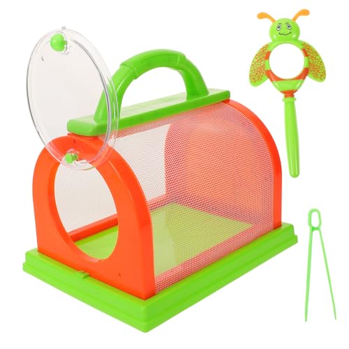 ADOCARN 1Satz Insektenkäfig für Atmungsaktiver Beobachtungskäfig mit Pinzette und Lupe Teiliges für Outdoor Erkundungen und Naturbeobachtungen ADOCARN 1Satz Insektenkäfig für Atmungsaktiver Beobachtungskäfig mit Pinzette und Lupe Teiliges für Outdoor Erkundungen und Naturbeobachtungen von ADOCARN