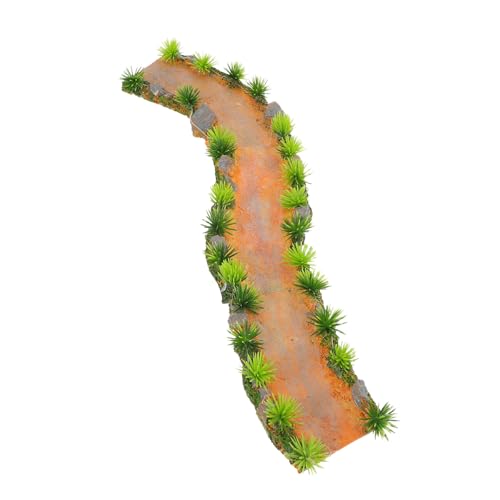 ADOCARN 3 Stück Gebogene Mini-Gartenwege aus Kunstharzsteinen, Gehwege für Feengärten, Aquarien, Mikrolandschaften, Fischtank-Dekorationen ADOCARN 3 Stück Gebogene Mini-Gartenwege aus Kunstharzsteinen, Gehwege für Feengärten, Aquarien, Mikrolandschaften, Fischtank-Dekorationen von ADOCARN