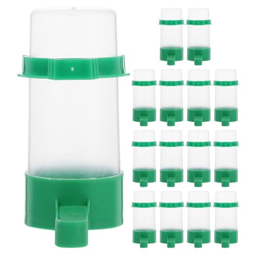 ADOCARN Automatischer Wasserspender für Vögel, 15 Stück – Wasserspender für Vogelkäfige aus Kunststoff, Futter- und Trinknapf für Käfigpapageien, Wellensittiche, Nymphensittiche, Unzertrennliche ADOCARN Automatischer Wasserspender für Vögel, 15 Stück – Wasserspender für Vogelkäfige aus Kunststoff, Futter- und Trinknapf für Käfigpapageien, Wellensittiche, Nymphensittiche, Unzertrennliche von ADOCARN