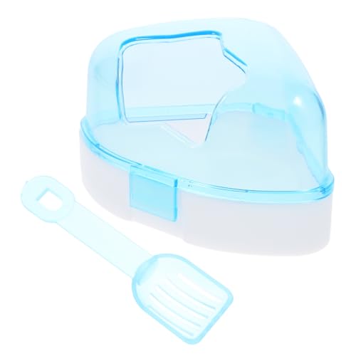 ADOCARN Kleines Hamsterbad aus Hochwertigem Abs Leicht und Platzsparend Einfach zu Reinigen Geeignet für Hamster Mäuse und Kleine Nagetiere mit Süßem Stern Design von ADOCARN