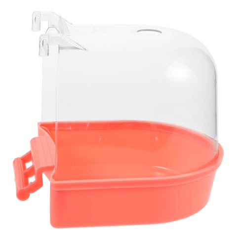 ADOCARN Parrot Badewanne Kunststoff Vogelkäfig Hängend Vogelbad für Wellensittiche Kanarienvögel Kleine Vögel Praktisch Einfach zu Reinigen ADOCARN Parrot Badewanne Kunststoff Vogelkäfig Hängend Vogelbad für Wellensittiche Kanarienvögel Kleine Vögel Praktisch Einfach zu Reinigen von ADOCARN