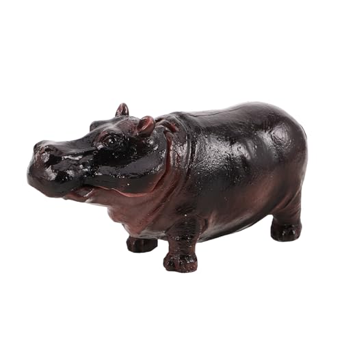 ADOCARN Schwimmende Aquarium-Dekorationen, Aquarium-Hippo-Fischtank-Dekorationen, schwimmende Gerätezubehör, Kaffee von ADOCARN