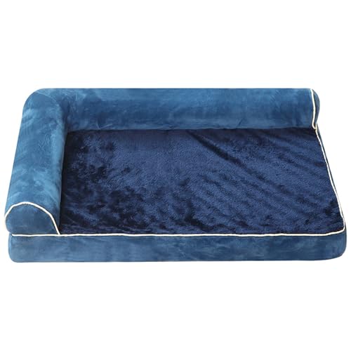 ADUODAO Beruhigende Haustiermatratze, weich, warm, Hundekissen, Bett mit rutschfester Unterseite, Katzenkissen mit L-förmigem Kissen für große, mittelgroße und kleine Haustiere, Katzen (120 x 80 x 21 ADUODAO Beruhigende Haustiermatratze, weich, warm, Hundekissen, Bett mit rutschfester Unterseite, Katzenkissen mit L-förmigem Kissen für große, mittelgroße und kleine Haustiere, Katzen (120 x 80 x 21 von ADUODAO