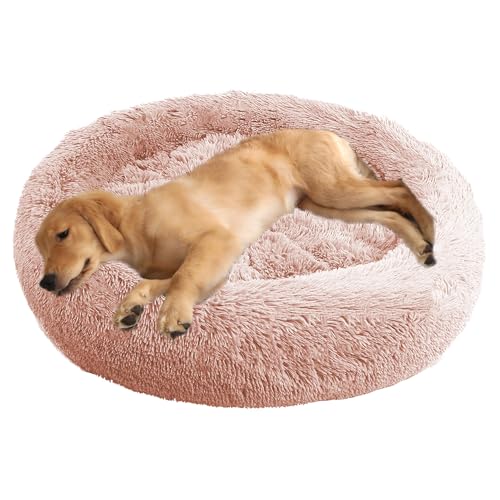 ADUODAO Donut Beruhigendes Hundebett, waschbar, Welpen-Kissen, Anti-Angst, Haustierkissen, flauschiges Donut-Kissen für große, mittelgroße und kleine Hunde, schlafendes Haustier-Sofakissen (100 cm ADUODAO Donut Beruhigendes Hundebett, waschbar, Welpen-Kissen, Anti-Angst, Haustierkissen, flauschiges Donut-Kissen für große, mittelgroße und kleine Hunde, schlafendes Haustier-Sofakissen (100 cm von ADUODAO