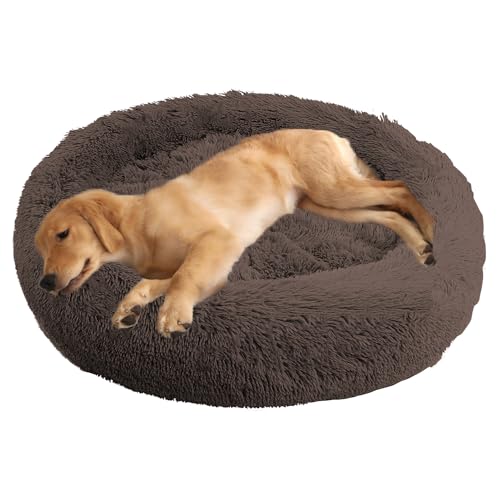ADUODAO Donut Beruhigendes Hundebett, waschbar, Welpen-Kissen, Anti-Angst, Haustierkissen, flauschiges Donut-Kissen für große, mittelgroße und kleine Hunde, schlafendes Haustier-Sofakissen (80 cm ADUODAO Donut Beruhigendes Hundebett, waschbar, Welpen-Kissen, Anti-Angst, Haustierkissen, flauschiges Donut-Kissen für große, mittelgroße und kleine Hunde, schlafendes Haustier-Sofakissen (80 cm von ADUODAO