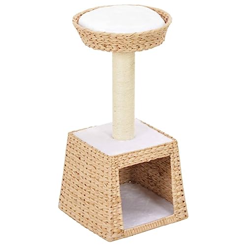 ADWOA Katzen-Kratzbaum Sisal Seegras Mini Kratzbaum FüR Katzen Sisal Teppich Katzen von ADWOA