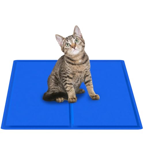 AECCN Kühlmatte für Hunde, 50 x 40 cm, langlebig, ungiftig, Gel-Kühlmatte für Hunde und Katzen, kein Wasser oder Strom erforderlich, Must-Have für heiße Sommer, um Haustiere kühl zu AECCN Kühlmatte für Hunde, 50 x 40 cm, langlebig, ungiftig, Gel-Kühlmatte für Hunde und Katzen, kein Wasser oder Strom erforderlich, Must-Have für heiße Sommer, um Haustiere kühl zu von AECCN