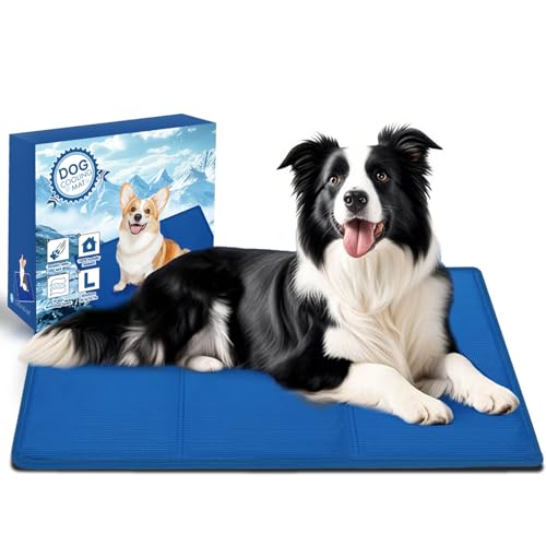 AECCN Kühlmatte Hund 90x50CM - Langlebige Kratzfeste Oberfläche, Sicher Nicht-Giftiges Gel, Sofortige Selbstkühlende Matte für Hunde, indispensable Pour l'été Chaud Pour【L】 AECCN Kühlmatte Hund 90x50CM - Langlebige Kratzfeste Oberfläche, Sicher Nicht-Giftiges Gel, Sofortige Selbstkühlende Matte für Hunde, indispensable Pour l'été Chaud Pour【L】 von AECCN