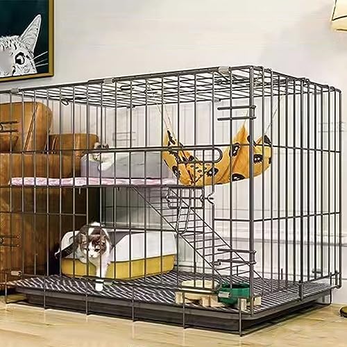 AEGCAOJH Katzenzaun Großer Innen- und Haushalts-Faltbarer Katzenkäfig aus Metall Meerschweinchenkäfig Hundekäfig Katzenzaun Katzenrahmen Outdoor-Reisen Camping Leicht zu tragender Katzenzau AEGCAOJH Katzenzaun Großer Innen- und Haushalts-Faltbarer Katzenkäfig aus Metall Meerschweinchenkäfig Hundekäfig Katzenzaun Katzenrahmen Outdoor-Reisen Camping Leicht zu tragender Katzenzau von AEGCAOJH