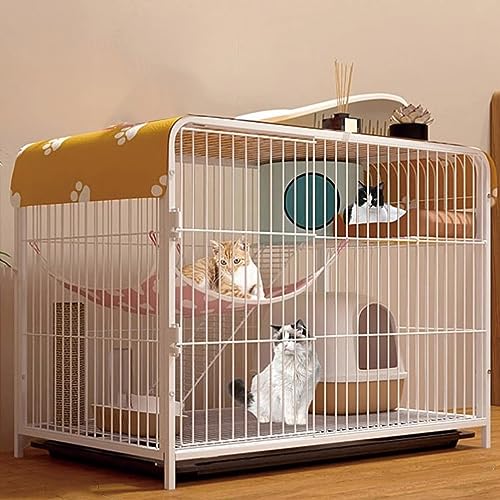 Großer Katzenkäfig für den Innenbereich, verstärkter Rahmen, Katzenzaun aus Draht, mehrschichtig, großer Raum, Hundekäfig für den Außenbereich, Meerschweinchenkäfig, Trainingsplatz Großer Katzenkäfig für den Innenbereich, verstärkter Rahmen, Katzenzaun aus Draht, mehrschichtig, großer Raum, Hundekäfig für den Außenbereich, Meerschweinchenkäfig, Trainingsplatz von AEGCAOJH