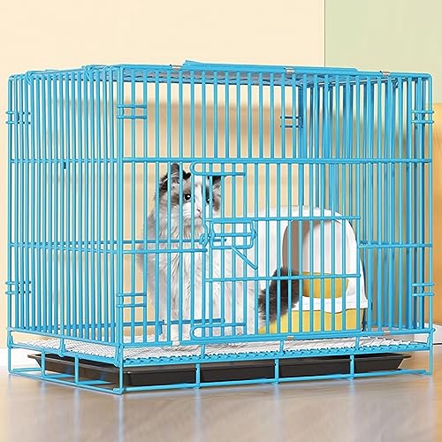 Katzenkäfig für den Innenbereich, faltbares Katzenhaus aus Draht, für Reisen und Camping, leicht zu tragender Katzenzaun, geeignet für eine oder zwei Katzen, Meerschweinchenkäfig, Katzenkäfig für den Innenbereich, faltbares Katzenhaus aus Draht, für Reisen und Camping, leicht zu tragender Katzenzaun, geeignet für eine oder zwei Katzen, Meerschweinchenkäfig, von AEGCAOJH