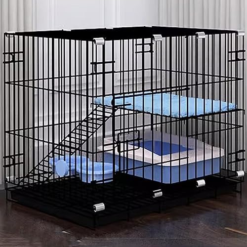 Katzenkäfig für den Innenbereich, großer mehrschichtiger Katzenzaun aus dickem Draht, Käfig für Frettchen und Meerschweinchen, Katzenzaun für den Außenbereich, langlebig, zusammenk Katzenkäfig für den Innenbereich, großer mehrschichtiger Katzenzaun aus dickem Draht, Käfig für Frettchen und Meerschweinchen, Katzenzaun für den Außenbereich, langlebig, zusammenk von AEGCAOJH