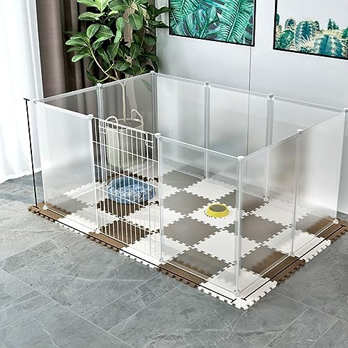 Katzenzaun für Zuhause, zum Selbermachen, erweiterbarer Meerschweinchenkäfig für Reisen im Freien, Camping, sehr gut geeignet für Welpen, Katzen, Kleintiere, Katzenzaun, Katzenhaus Katzenzaun für Zuhause, zum Selbermachen, erweiterbarer Meerschweinchenkäfig für Reisen im Freien, Camping, sehr gut geeignet für Welpen, Katzen, Kleintiere, Katzenzaun, Katzenhaus von AEGCAOJH