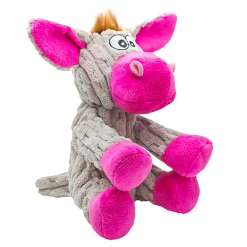 AEITPET Hundespielzeug, Langlebiges Plüschspielzeug mit Quietscher und Knisterpapier, Süßes Hunde Kuscheltier, Interaktives Hund Spielzeug, Hundekauspielzeug für Welpen, Kleine und Mittelgroße Hunde von AEITPET