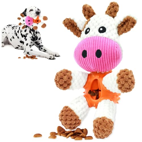AEITPET Hundespielzeug für Große und Kleine Hunde, Gefüllte Spielzeug Hund Dog Toys Hundespielzeug Quietschend Plüsch mit Crinkle Papier, Welpenspielzeug Kuscheltier für Hunde von AEITPET