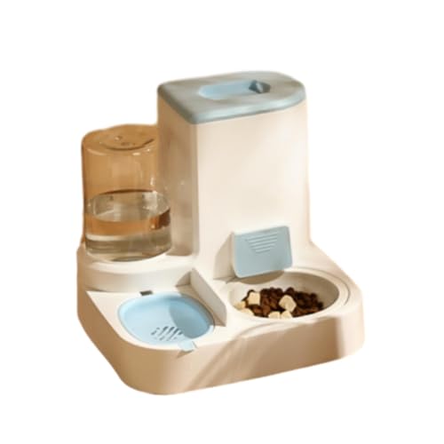 AENZA Automatisches Futterspender-Tränkeset für Haustiere, 2-in-1-Katzentränke für den Innenbereich, Automatischer Futter- und Wasserspender für Haustiere,automatischer Hunde-Katzen-Tränker von AENZA