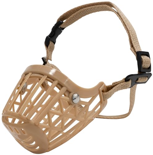 AERZETIX - C68670 - Mundschutz, maulkorb, maulkörb - verstellbar - für Hunde 47x25x8 cm - zubehör für den Spaziergang - beige Farbe - aus Kunststoff - Sicherheit, Haustiere, Schnauze AERZETIX - C68670 - Mundschutz, maulkorb, maulkörb - verstellbar - für Hunde 47x25x8 cm - zubehör für den Spaziergang - beige Farbe - aus Kunststoff - Sicherheit, Haustiere, Schnauze von AERZETIX