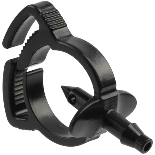 AERZETIX - Satz mit 10 Selbstbohrende Abzweig Wassereinlässe Ø5 mm mit Klemmschellenbund Zapfanschluss für Tropfbewässerung Ø16-18 mm - Bewässerungssystem von AERZETIX