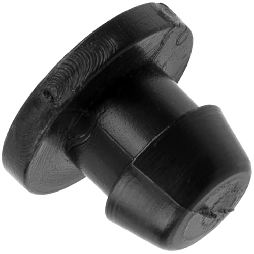 AERZETIX - Satz mit 25 Verschlusskappen für Bewässerungsrohr Ø Loch 8 mm - Farbe Schwarz - Stopfen für Tropfbewässerungssystem von AERZETIX