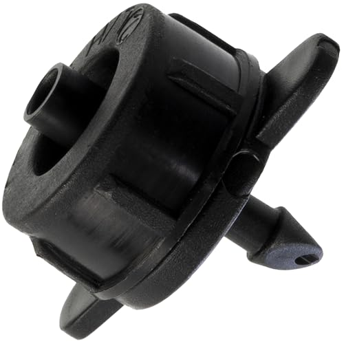 AERZETIX - Set mit 10 Bewässerungstropfern Durchflussrate 2 Liter pro Stunde l/h - Tropfsystem Gartenbewässerungsgerät - aus Kunststoff - Farbe schwarz von AERZETIX