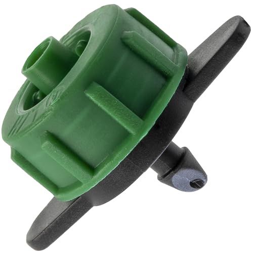 AERZETIX - Set mit 10 Bewässerungstropfern Durchflussrate 4 Liter pro Stunde l/h - Tropfsystem Gartenbewässerungsgerät - aus Kunststoff - Farbe grün AERZETIX - Set mit 10 Bewässerungstropfern Durchflussrate 4 Liter pro Stunde l/h - Tropfsystem Gartenbewässerungsgerät - aus Kunststoff - Farbe grün von AERZETIX