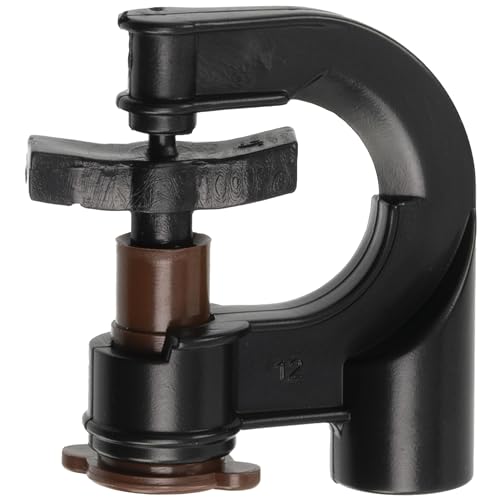 AERZETIX – Set mit 20 rotierenden Sprinklern für die Mikrobewässerung mit 360°-Sprühwinkel, Durchflussmenge 160 Liter/Stunde | Druckfestigkeit 2 bar | aus Kunststoff | Farbe: braun von AERZETIX