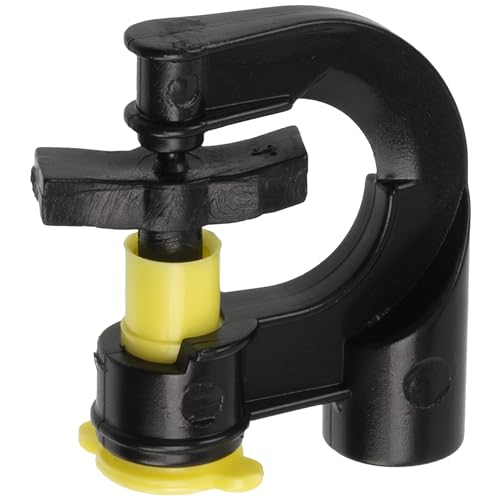 AERZETIX – Set mit 20 rotierenden Sprinklern für die Mikrobewässerung mit 360°-Sprühwinkel, Durchflussmenge 200 Liter/Stunde | Druckfestigkeit 2 bar | aus Kunststoff | Farbe: gelb von AERZETIX