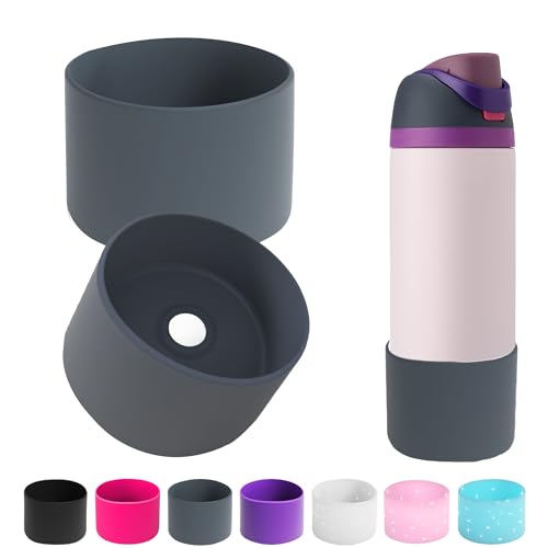 AESKEIA Silikon-Wasserflaschen-Stiefel für Owala 680 ml, 907 ml, 1134 ml, rutschfeste Schutzhülle, Stoßstangenschutz für FreeSip, Twist und Flip Edelstahl-Wasserflaschen, Grau, 1,2 l AESKEIA Silikon-Wasserflaschen-Stiefel für Owala 680 ml, 907 ml, 1134 ml, rutschfeste Schutzhülle, Stoßstangenschutz für FreeSip, Twist und Flip Edelstahl-Wasserflaschen, Grau, 1,2 l von AESKEIA
