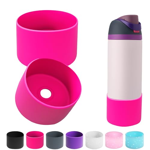 Silikon-Wasserflaschen-Stiefel für Owala 680 ml, 907 ml, 1134 ml, rutschfeste Schutzhülle für FreeSip, Twist und Flip Edelstahl-Wasserflaschen, Rosa, 680 ml, 2 Stück Silikon-Wasserflaschen-Stiefel für Owala 680 ml, 907 ml, 1134 ml, rutschfeste Schutzhülle für FreeSip, Twist und Flip Edelstahl-Wasserflaschen, Rosa, 680 ml, 2 Stück von AESKEIA