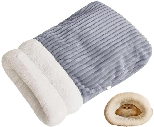 AESZITTEW Großer Katzenschlafsack, weicher Hunde-Winterschlafsack, großer Katzensack, selbstwärmendes Katzenbett, Katzen-Winterschlafsack, 360 ° winddicht, Haustiernest Bett, selbstwärmendes Bett AESZITTEW Großer Katzenschlafsack, weicher Hunde-Winterschlafsack, großer Katzensack, selbstwärmendes Katzenbett, Katzen-Winterschlafsack, 360 ° winddicht, Haustiernest Bett, selbstwärmendes Bett von AESZITTEW