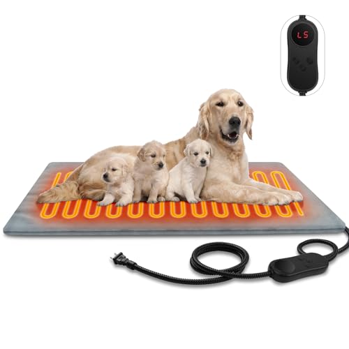 AFDUV Haustier-Heizkissen für Katzen und Hunde im Freien, 70,1 x 119,9 cm von AFDUV