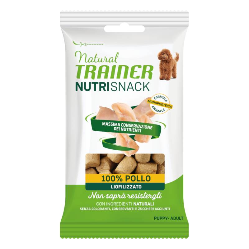 Sparpaket Natural Trainer Nutri Snack Gefriergetrocknete Happen Puppy & Adult 20 x 20 g - Huhn von AFFINITY ITALY