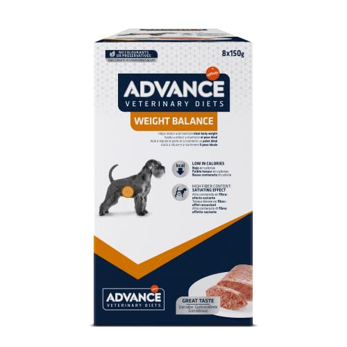 8x150 gr Advance Veterinary Diet Dog Weight Balance hondenvoer von affinity ADVANCE VETERINARY DIETS
