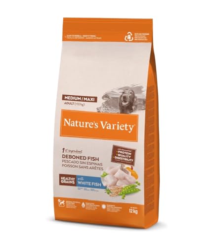 Nature's Variety Dog Healthy Grain Medium Adult, Fisch, 10 kg von AFFINITY