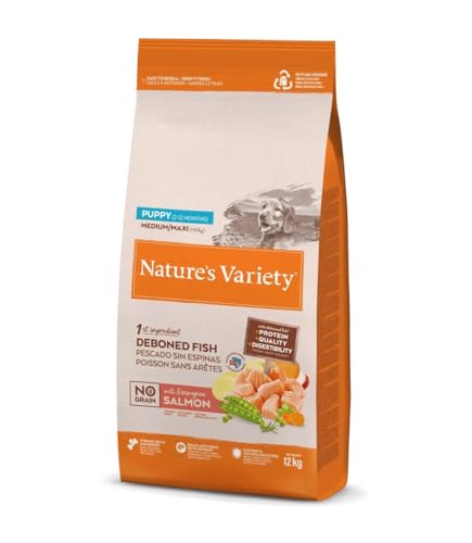Nature's Variety Dog No Grain Puppy Medium Lachs, 10 kg Nature's Variety Dog No Grain Puppy Medium Lachs, 10 kg von AFFINITY