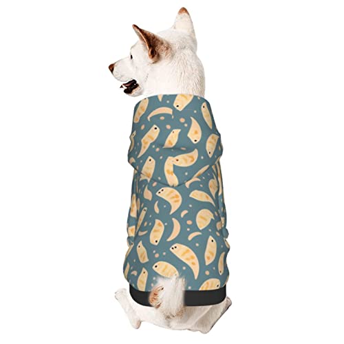 Hunde-Kapuzenpullover in Tierform, mit Mütze, weicher Mantel für kleine, mittelgroße und große Hunde von AFINDI
