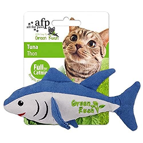 AFP AFPK02418 Katzenspielzeug Green Rush Tuna mit 12 g Katzenminze von ALL FOR PAWS