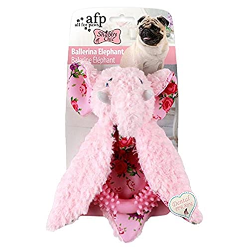 All for Paws Ballerina Elephant Hundespielzeug in Elefantenform, Shabby Chic von ALL FOR PAWS