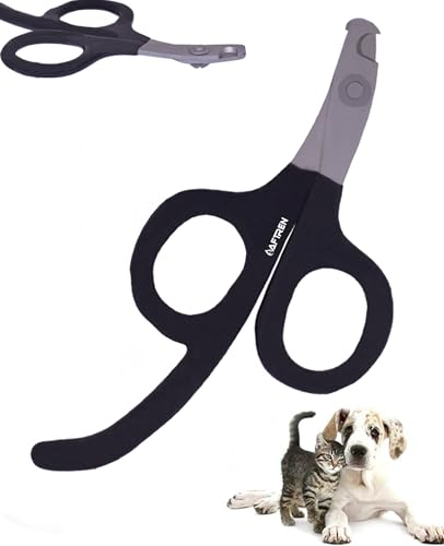 Professionelle Krallenknipser für Haustiere, Krallenknipser für Kaninchen, Krallenknipser aus Edelstahl, Krallenknipser für Katzen, Meerschweinchen, Vögel, Welpen, Kätzchen, Hunde (Schwarz, 5,5 Zoll) Professionelle Krallenknipser für Haustiere, Krallenknipser für Kaninchen, Krallenknipser aus Edelstahl, Krallenknipser für Katzen, Meerschweinchen, Vögel, Welpen, Kätzchen, Hunde (Schwarz, 5,5 Zoll) von AFTREN