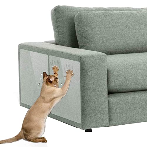 Kratzband, transparent, Möbelschutz vor Katzen, Kratzschutz für Couch, Anti-Kratz-Klebeband für Möbel, Anti-Kratz-Klebeband für Katzen, groß, 10 Stück von AGONEIR