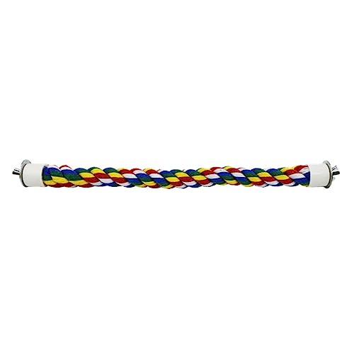 Vogelsitzstange, Käfigständer, Baumwollseil, stehend, widerstandsfähig, Kletter-Bungee-Spielzeug, Langeweile, 40,6 cm, 61 cm, 81 cm, 81,3 cm, 104,3 cm, Baumwollseil, Vogelspielzeug, Sitzstange für von AGONEIR