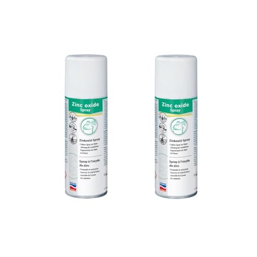AGROCHEMICA Zinc Oxide Spray (Salbenspray) | Doppelpack | 2 x 200 ml | Enthält Zink als einen wichtigen Baustein für die Hautregeneration | Kann bei trockener Haut unterstützen von AGROCHEMICA