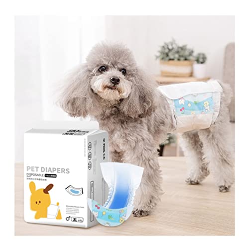 Einweg-Hundewindeln für Rüden, Größe XL, geeignet für kleine Katzen und Hunde, Haustierpflege-Windeln, Taille 40–65 cm, 6 Stück Einweg-Hundewindeln für Rüden, Größe XL, geeignet für kleine Katzen und Hunde, Haustierpflege-Windeln, Taille 40–65 cm, 6 Stück von AGYH