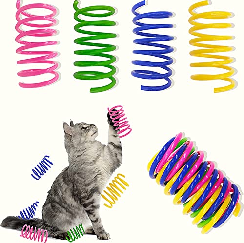 AGYM Katzenfederspielzeug, erhältlich in 60 oder 30 Packungen für IndoorKatzen, Bunte und langlebige KunststoffFederspulen ziehen Katzen an, um zu schlachen, zu beißen, zu jagen, interaktives AGYM Katzenfederspielzeug, erhältlich in 60 oder 30 Packungen für IndoorKatzen, Bunte und langlebige KunststoffFederspulen ziehen Katzen an, um zu schlachen, zu beißen, zu jagen, interaktives von AGYM