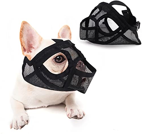 Maulkorb für Hunde, kurz, aus Netz, Maulkorb, französische Bulldogge, verstellbar, Maulkorb für Hunde, atmungsaktiv, Maulkorb für Hund, Kauen, Boyer, Training Maulkorb für Hunde, kurz, aus Netz, Maulkorb, französische Bulldogge, verstellbar, Maulkorb für Hunde, atmungsaktiv, Maulkorb für Hund, Kauen, Boyer, Training von AHDMR