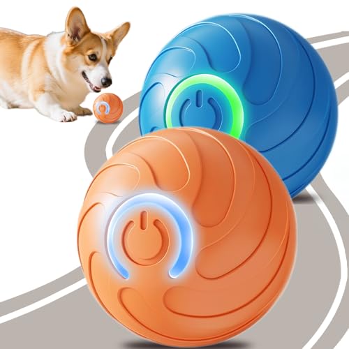 AHYDFSR Interaktives Hundespielzeug Ball Elektrisch, 2 Stück Intelligentes Interaktiver Ball Hundespielzeug AHYDFSR Interaktives Hundespielzeug Ball Elektrisch, 2 Stück Intelligentes Interaktiver Ball Hundespielzeug von AHYDFSR