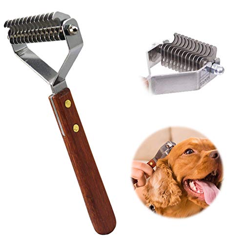 [AIDIYA] Professional Pet Dematting Kamm Fellpflege Abisolierwerkzeug für Hunde und Katzen von Aidiyapet